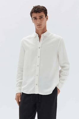 ROSCO LONG SLEEVE SHIRT - ANTIQUE WHITE