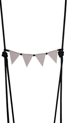 SWING BUNTING - SAND AND BLACK