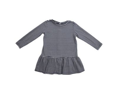 SOPHIE DRESS - NAVY - CREAM STRIPE