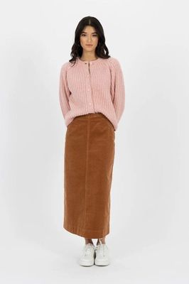 BILLIE CORD SKIRT - CARAMEL