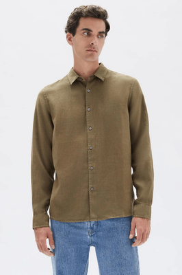 CASUAL LONG SLEEVE SHIRT - SPRUCE