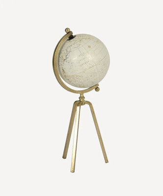 GOLD STANDING GLOBE