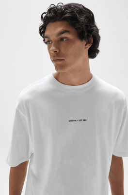 ESTABLISHED COTTON TEE - WHITE