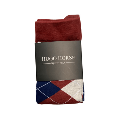 HUGO HORSE SOCKS - RED