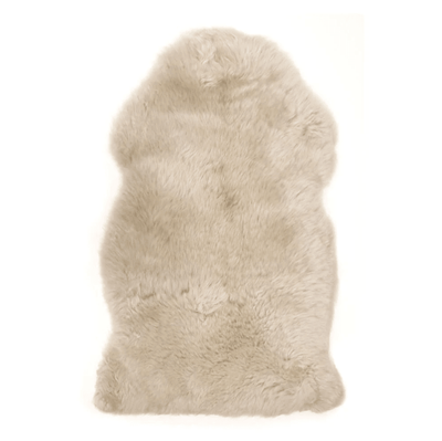 SHEEPSKIN SINGLE LONG WOOL - BISCOTTI