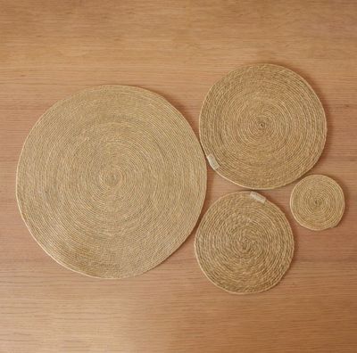 SABAI GRASS CIRCLE PLACEMATS