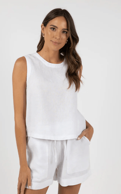 EVITA TOP - WHITE