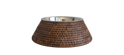 RATTAN PET BOWL