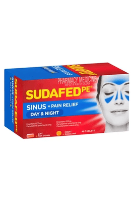 Sudafed PE Day and Night 48 Tablets