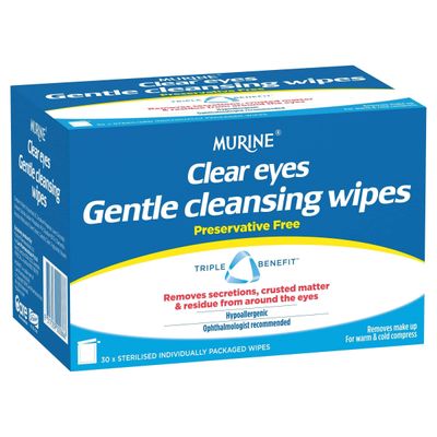 Clear Eyes Cleansing Wipes 30