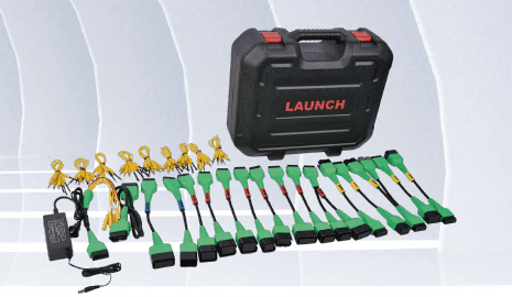 Launch EV Add-On Kit with case and adaptor cables