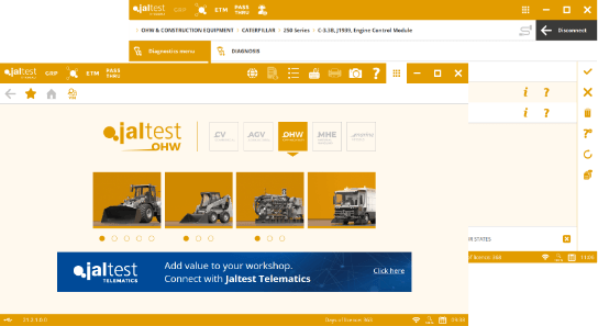 Jaltest OHW diagnostic software