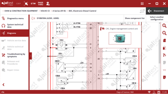 Jaltest MHE expert mode