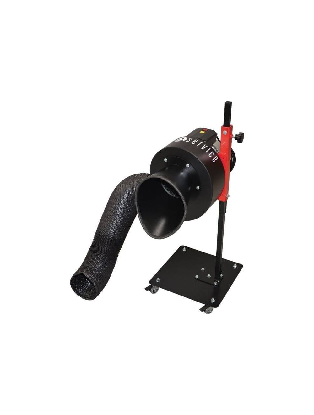 ELEMAX mobile exhaust gas extraction system for automotive workshops
