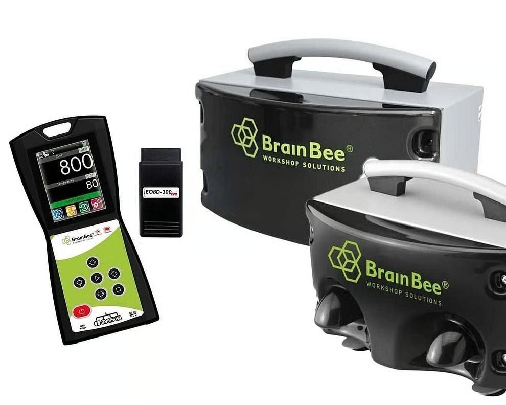 Emission testing equipment for automotive workshops