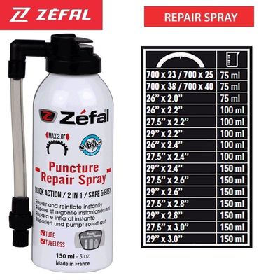 Puncture Repair Spray Zefal 150ml