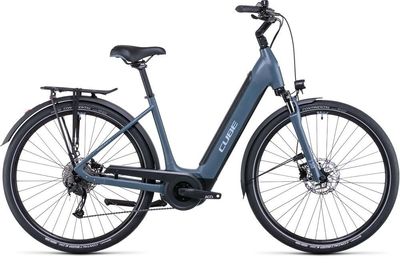 Cube Supreme Sport Hybrid One 400 Easy Entry 2022 - Greyblue &#039;n&#039; Blue