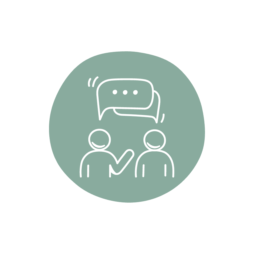 People talking used as stakeholder engagement icon