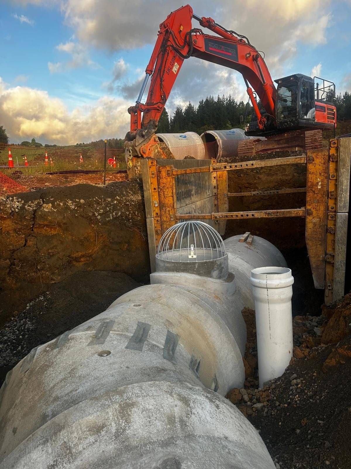 Deep stormwater drainage installation in Cambridge North to support large residential subdivisions with proper water management infrastructure