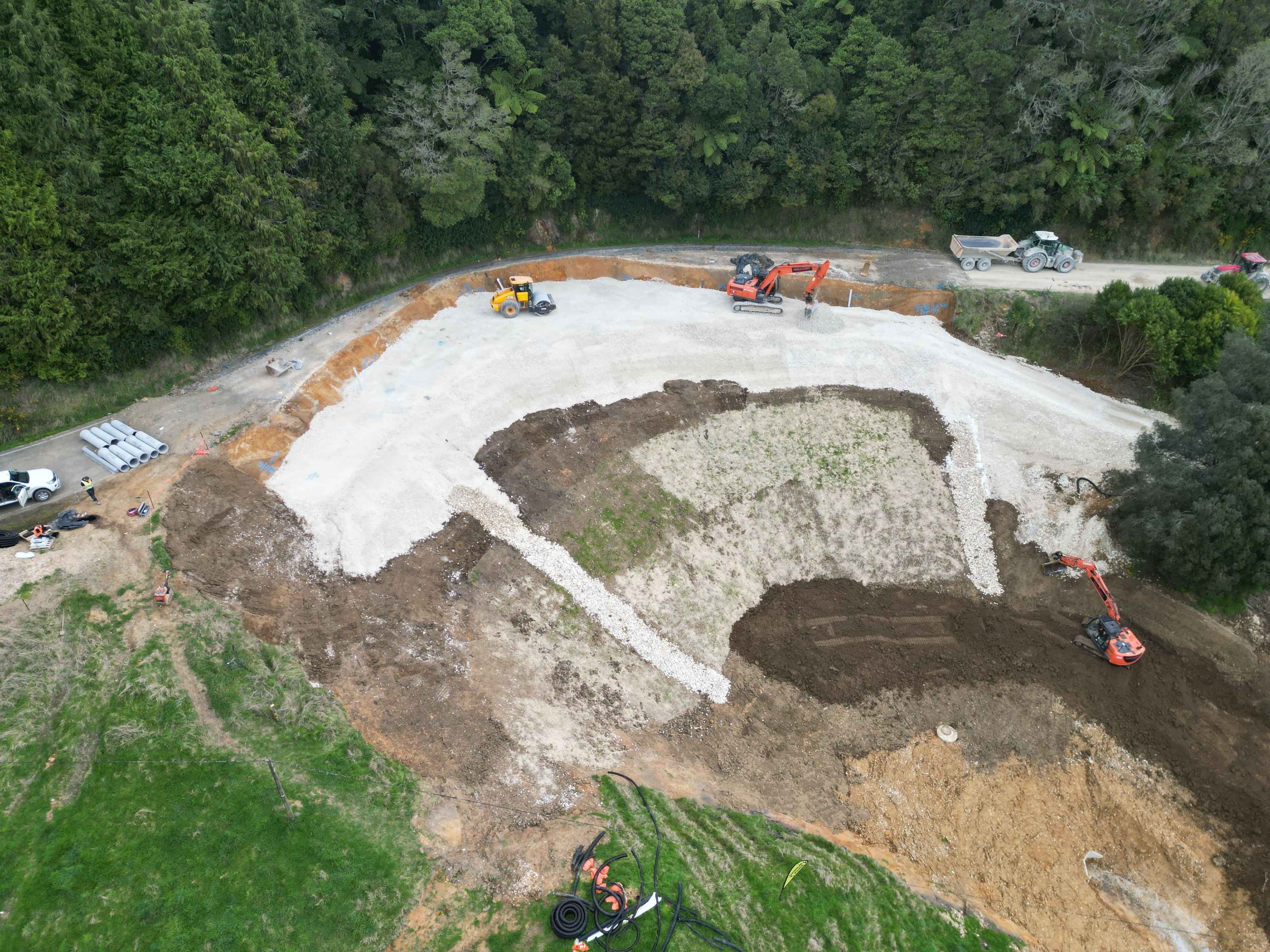 Mangarino slip repair, waitomo