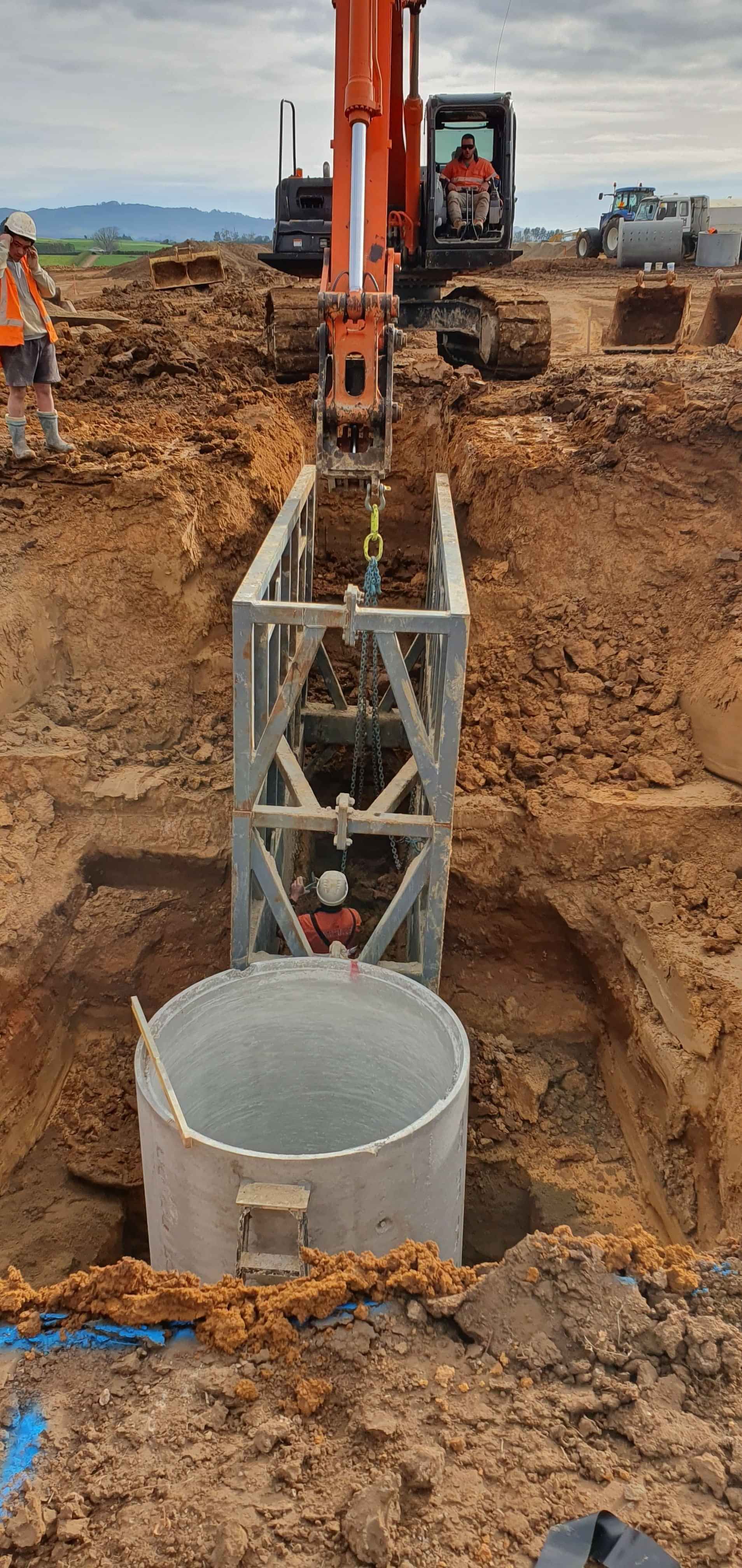 deep drainage work