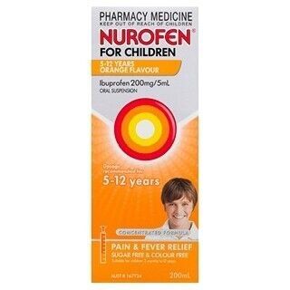 Nurofen for Children 5-12yrs Orange 200ml