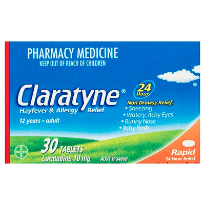 Claratyne 10mg 30 Tablets