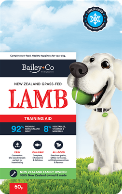 Bailey+Co Freeze Dried Training Aid Lamb 50g