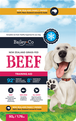 Bailey+Co Freeze Dried Training Beef 50g