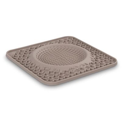 MESSY MUTTS - SILICON THERAPEUTIC LICKING BOWL MAT (GREY)