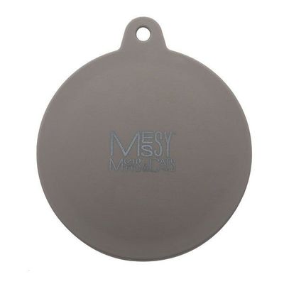 MESSY MUTTS - SILICONE UNIVERSAL CAN COVER, FITS 3 CAN SIZES (GREY)