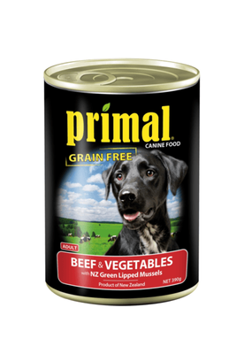 Primal Dog Food Beef &amp; Vegetable 390g