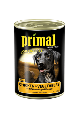 Primal Dog Food Chicken &amp; Vegetable 390g