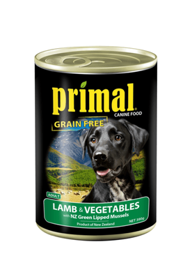 Primal Dog Food Lamb &amp; Vegetable 390g