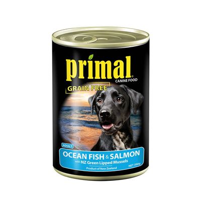 Primal Dog Food Ocean Fish, Salmon &amp; Vegetable 390g