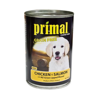 Primal Puppy Food Chicken Salmon Vegetable 390g