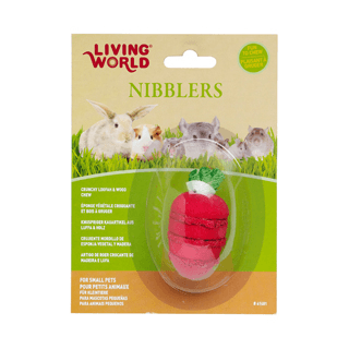 LW Nibblers Wood Chews Loofah &amp; Strawberry