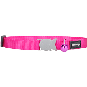 Red Dingo Cat Collar Hot Pink