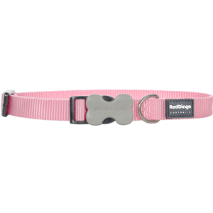 Red Dingo Dog Collar Plain Pink