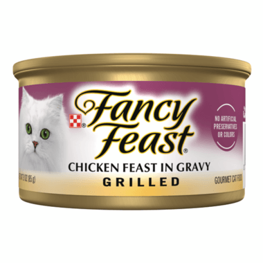 FANCY FEAST Adult Grilled Chicken Feast in Gravy Wet Cat Food