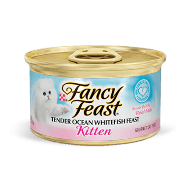 Fancy Feast Kitten Tender Ocean Whitefish Feast Cat Food