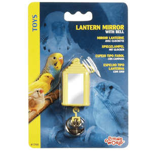 Bird Mirror Lantern with Bell