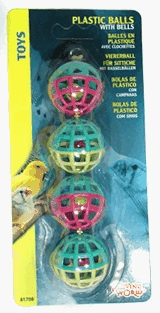 LW Bird Toy 4 Balls with Bell