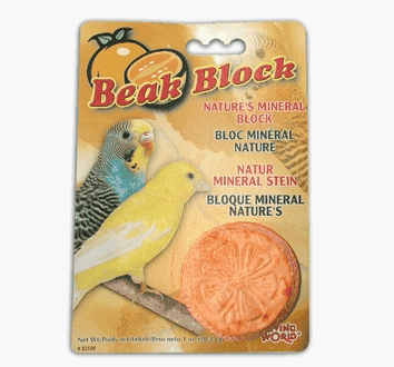 Bird Treat Natures Mineral Block Orange