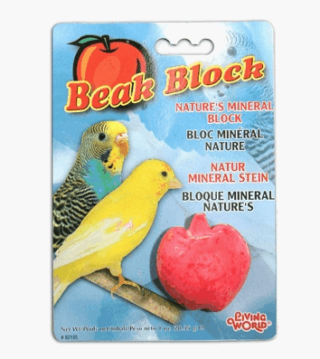 Bird Treat Natures Mineral Block Red Apple