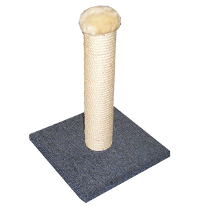 Cat Scratch Pole 40cm - Carpet and Rope