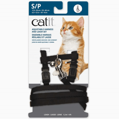 Catit Harness and Lead Set - Black