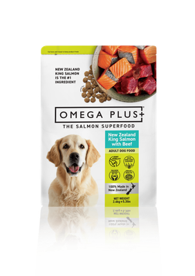 Omega Plus King Salmon with Beef Dry Dog Food