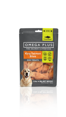 Omega Plus King Salmon Bites Dog Treats