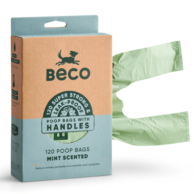 Beco Poop Bags with Handle - Mint Scented